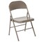 Emma and Oliver 4 Pack Double Braced Commercial Party Events Steel Metal Folding Chair